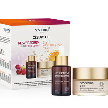 ZESTAW C-VIT KREM + RESVERADERM SERUM